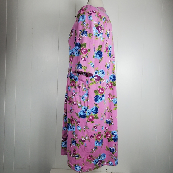 Buck & Buck zip front foral dress size 2x - Picture 9 of 12